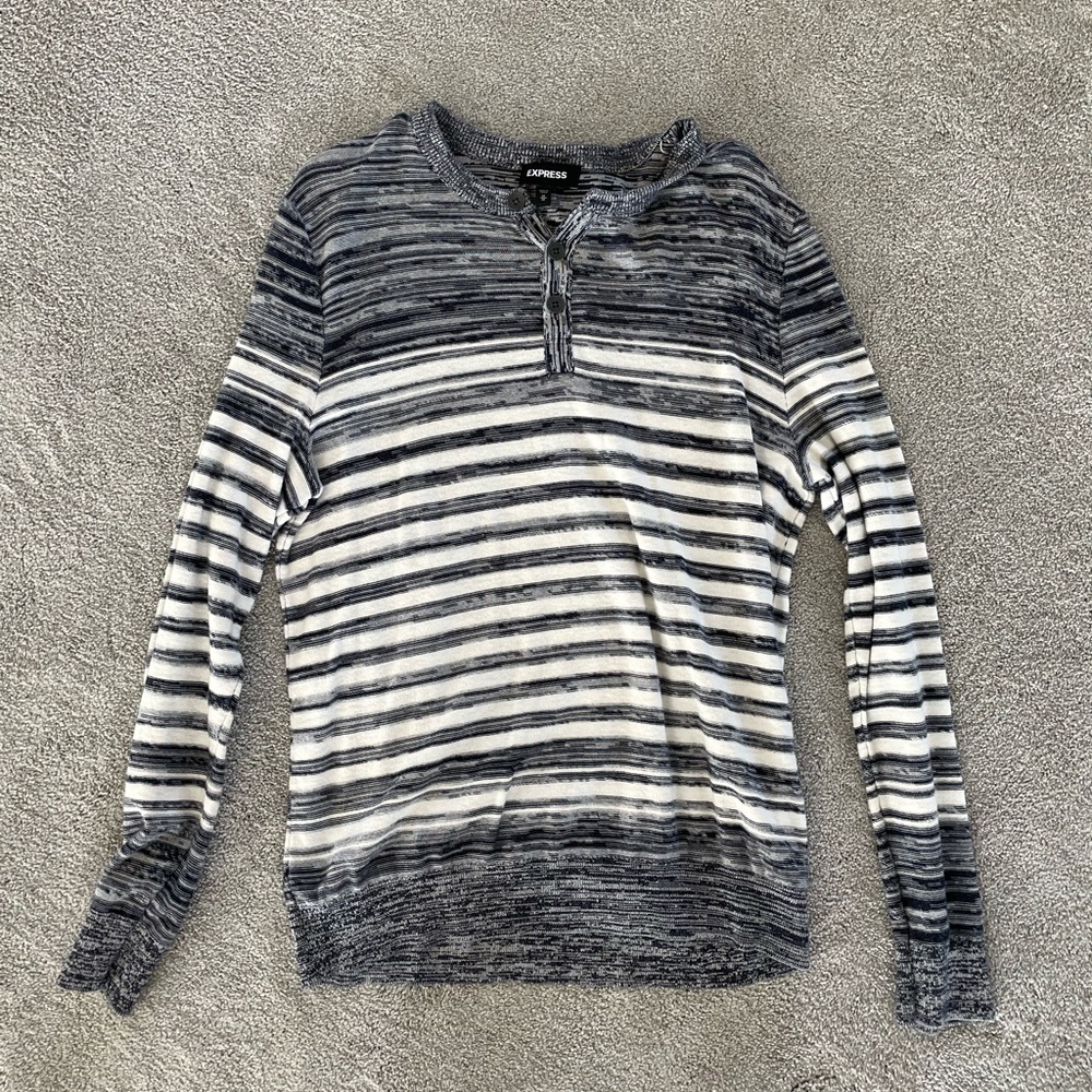 Striped Wool Sweater Express